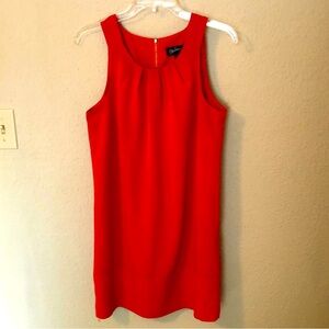 Oleg Cassini Orange Burnt Sheath Dress size 4